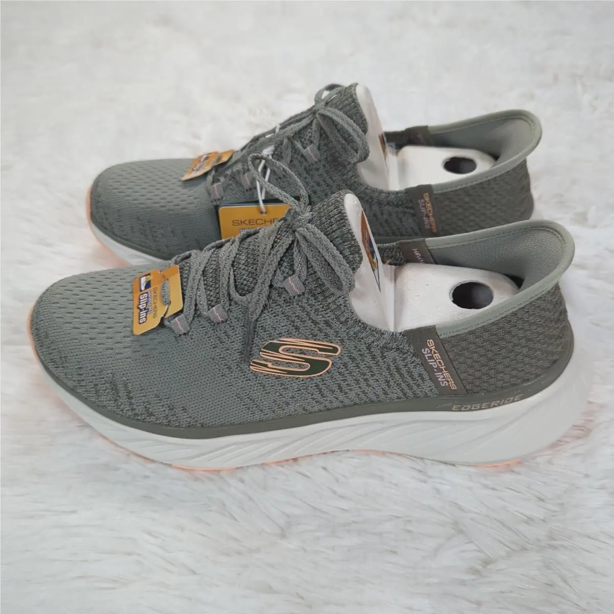 Skechers shoes - Skechers Hands Free Slip-ins Edgeride Impression - Gray (UPC: 197976379572) 1