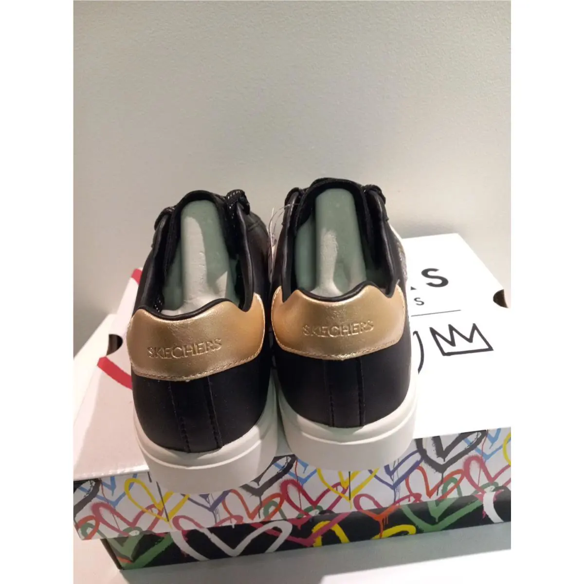 Skechers shoes - Eden LX- Gleaming Hearts - Eden Gleaming Hearts - 185129-BMLT - Black / Multi 0