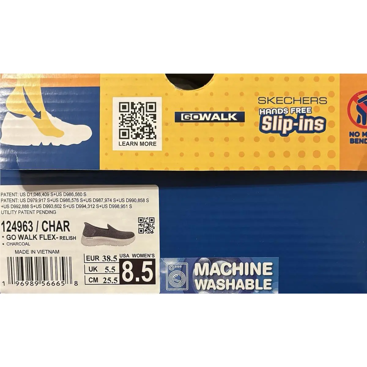 Skechers shoes - Skechers Go Walk Flex-Relish - Walk - 124963 - Gray (UPC: 196989566658) 5