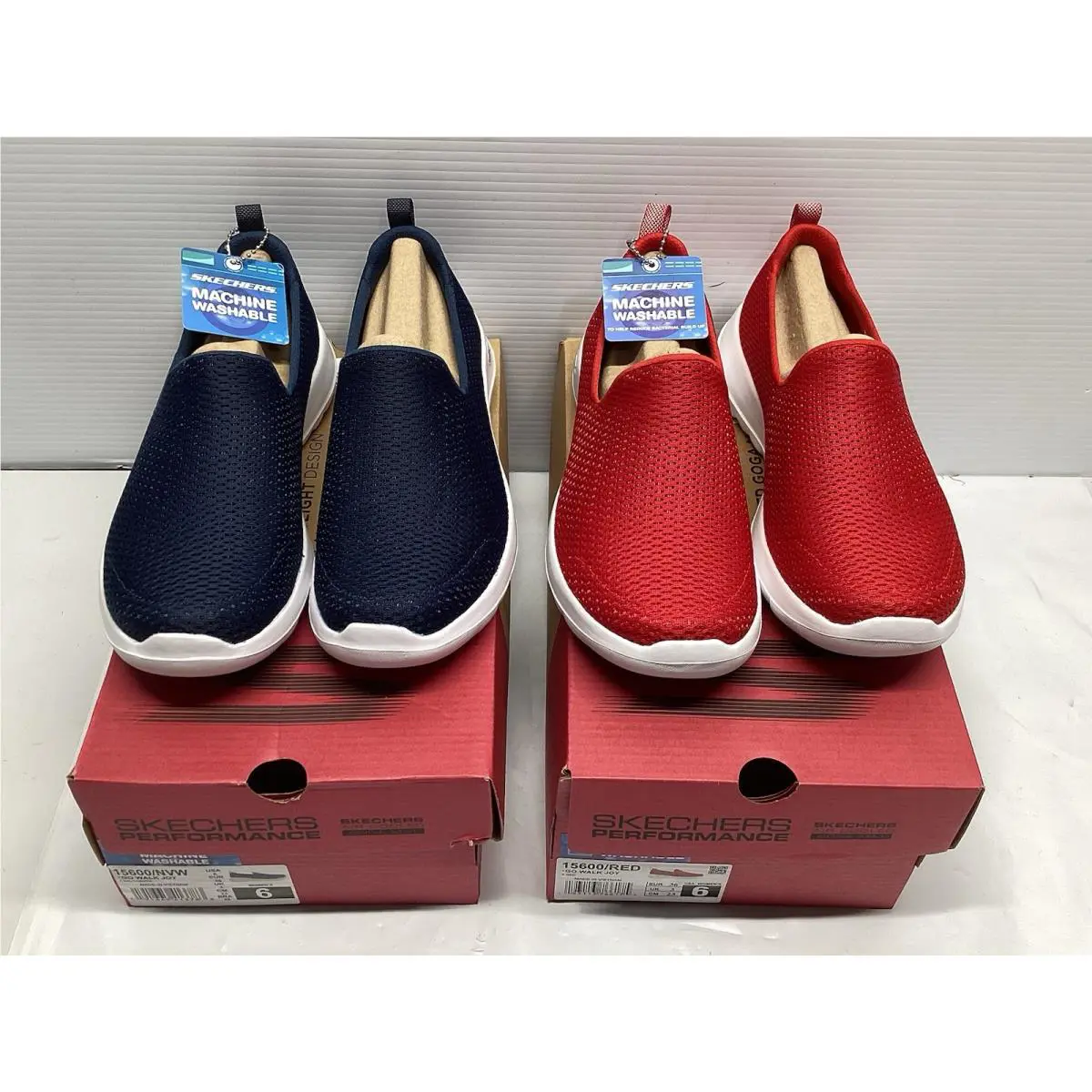 Skechers shoes - SKECHERS GO WALK Joy - WALK Joy - Navy/Red 5