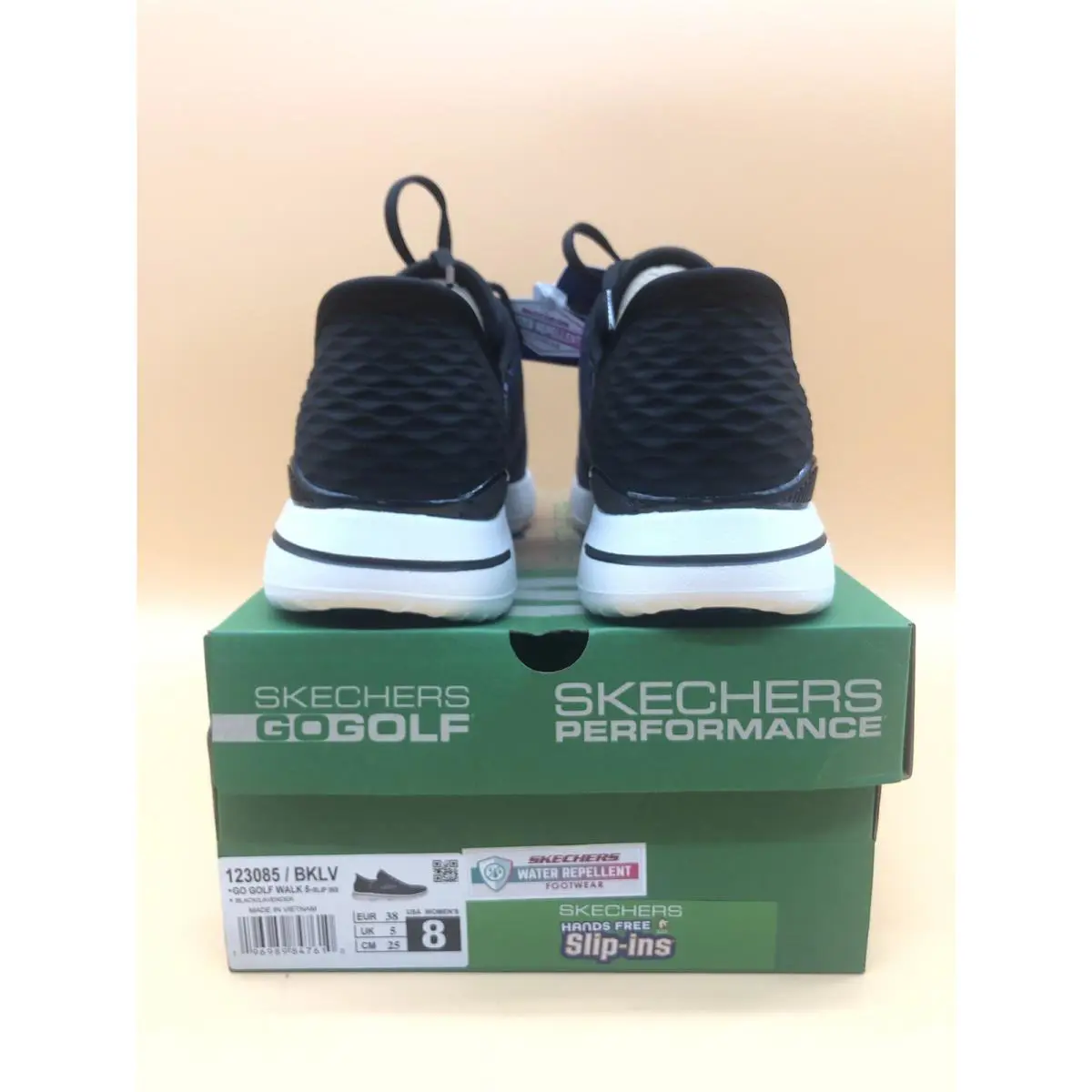 Skechers shoes - SKECHERS GO WALK 5 - WALK - Black/Lavender 1