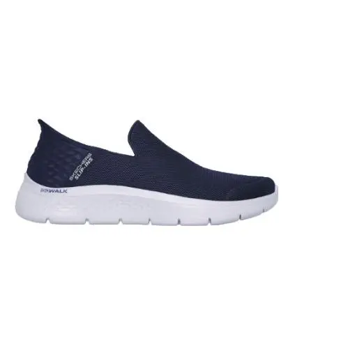 Skechers Men`s 8 Slip-ins Go Walk Flex No Hands Navy Blue Walking Sneaker