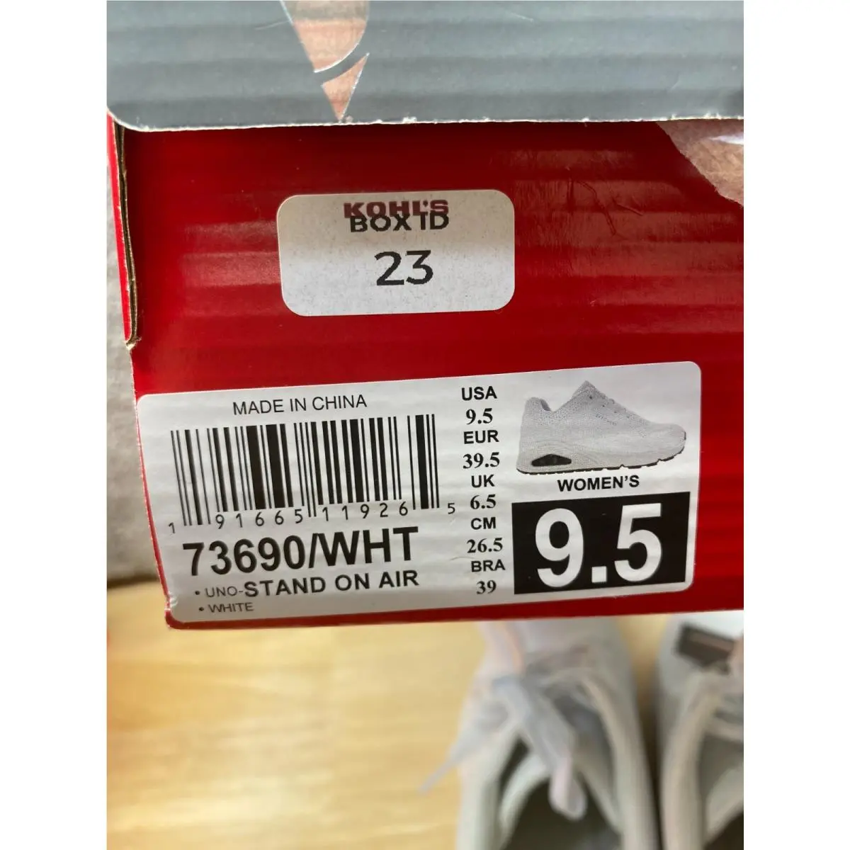 Skechers shoes - Skechers Uno - Uno - 73690/WHT - White, Manufacturer: White (UPC: 191665119265) 9
