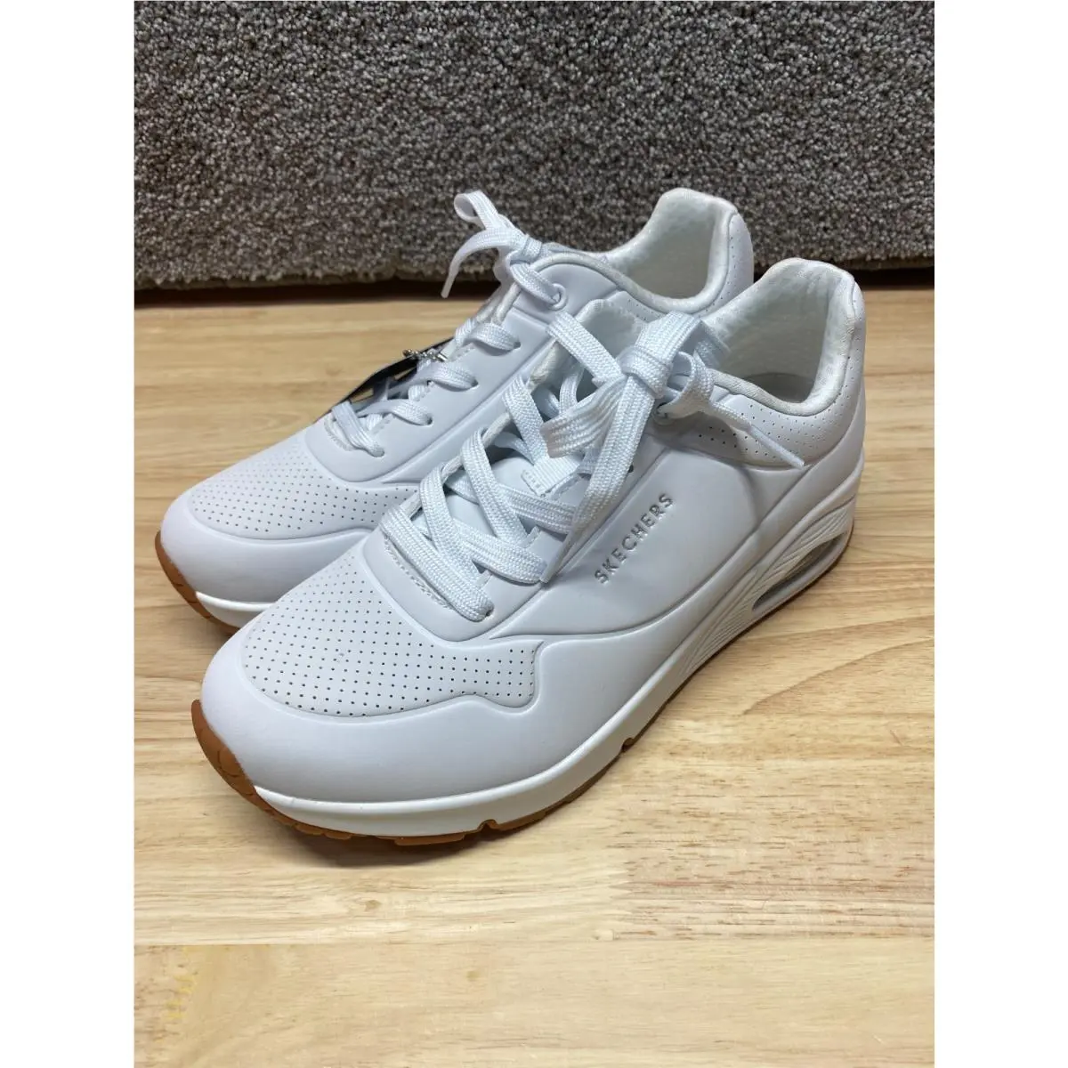 Skechers shoes - Skechers Uno - Uno - 73690/WHT - White, Manufacturer: White (UPC: 191665119265) 1