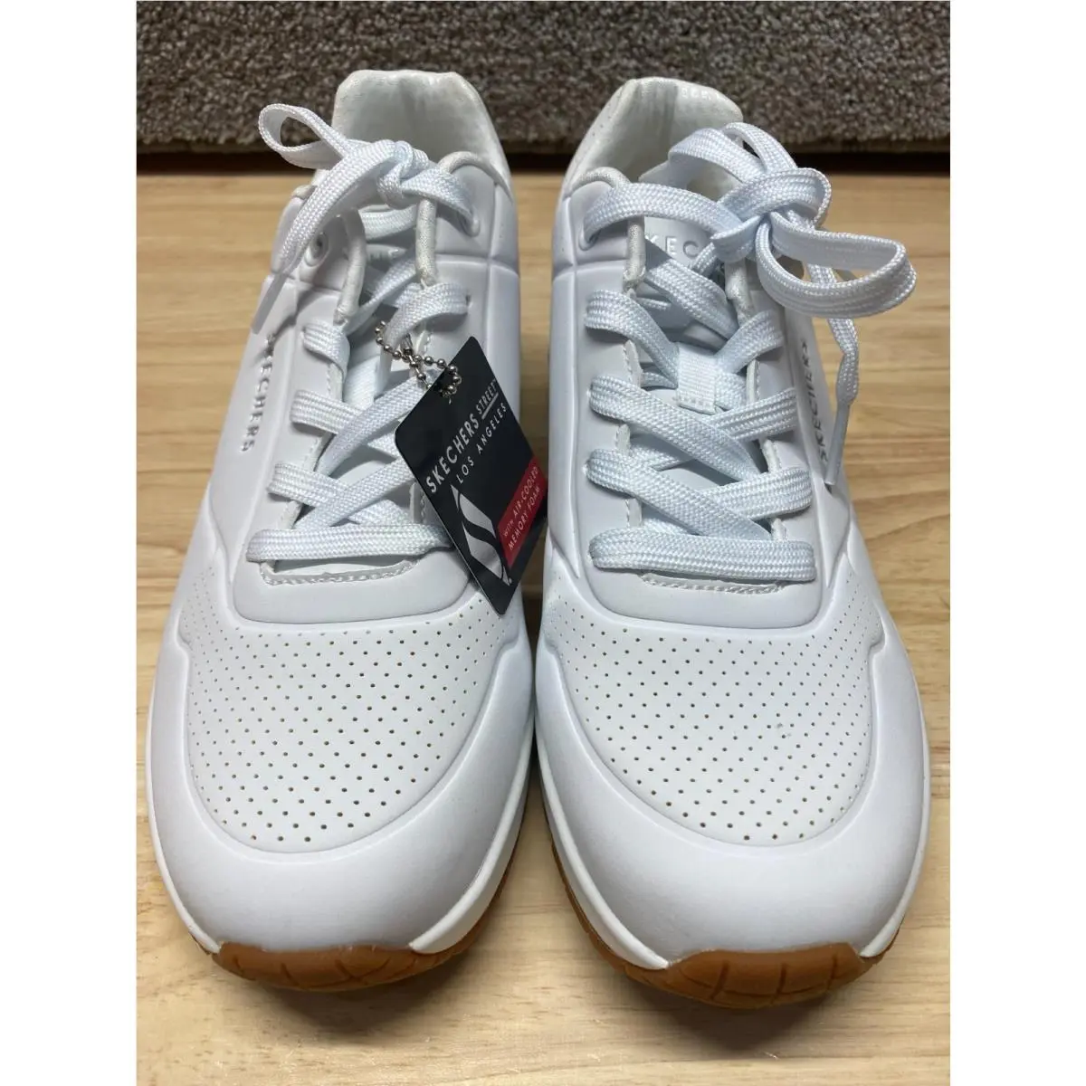 Skechers shoes - Skechers Uno - Uno - 73690/WHT - White, Manufacturer: White (UPC: 191665119265) 5