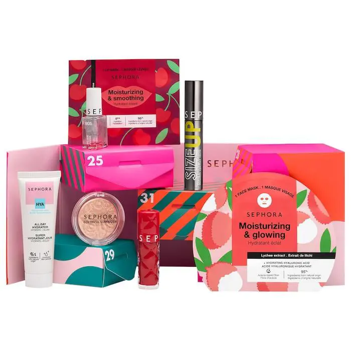 After Advent Makeup Skincare Gift Set 7 Piece Bundle by Sephora