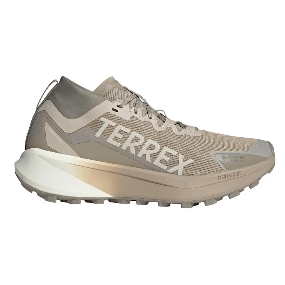 Adidas Terrex Agravic Gtx Trail Running Mens Brown Sneakers Athletic Shoes JR15