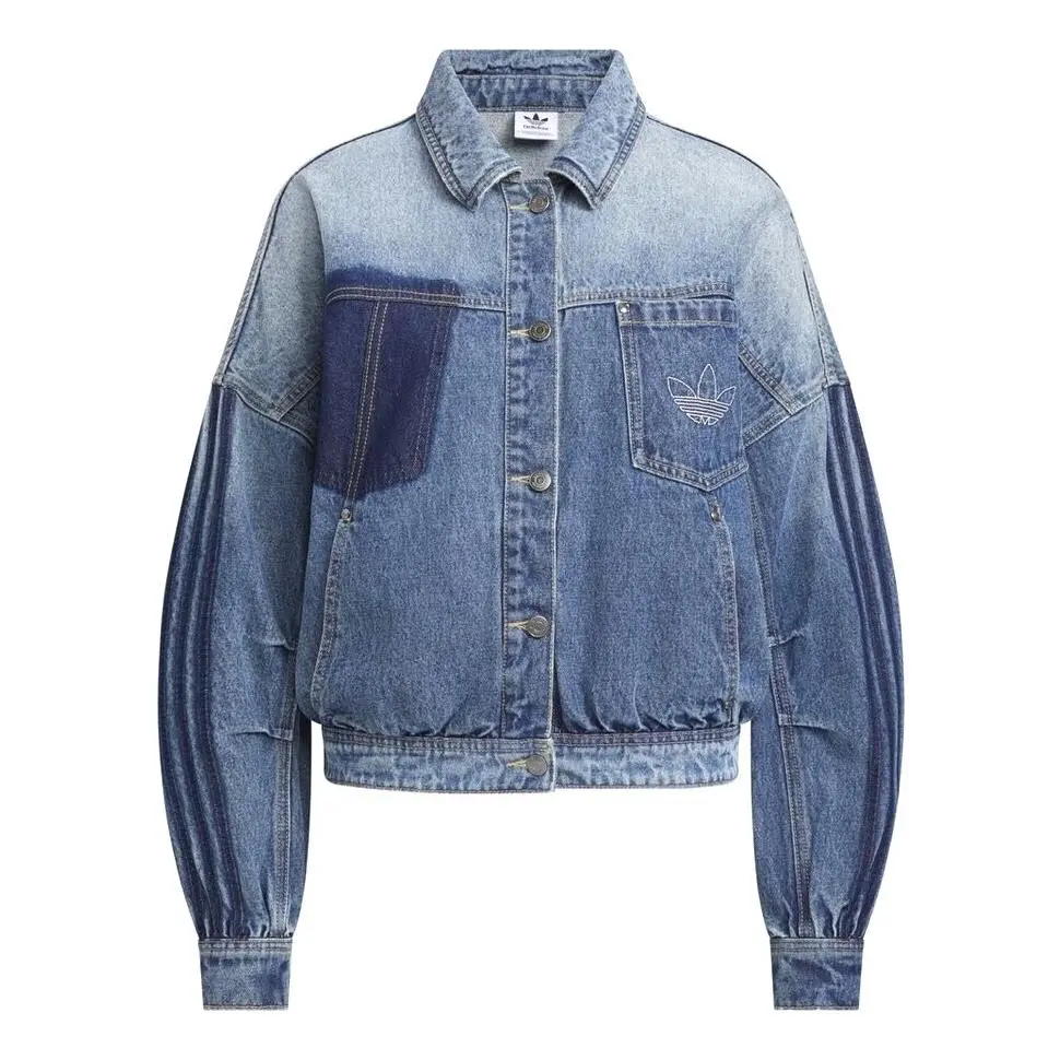 Adidas clothing - adidas Denim Oversized Jacket - Denim Oversized Jacket - KR5042 - Blue 7