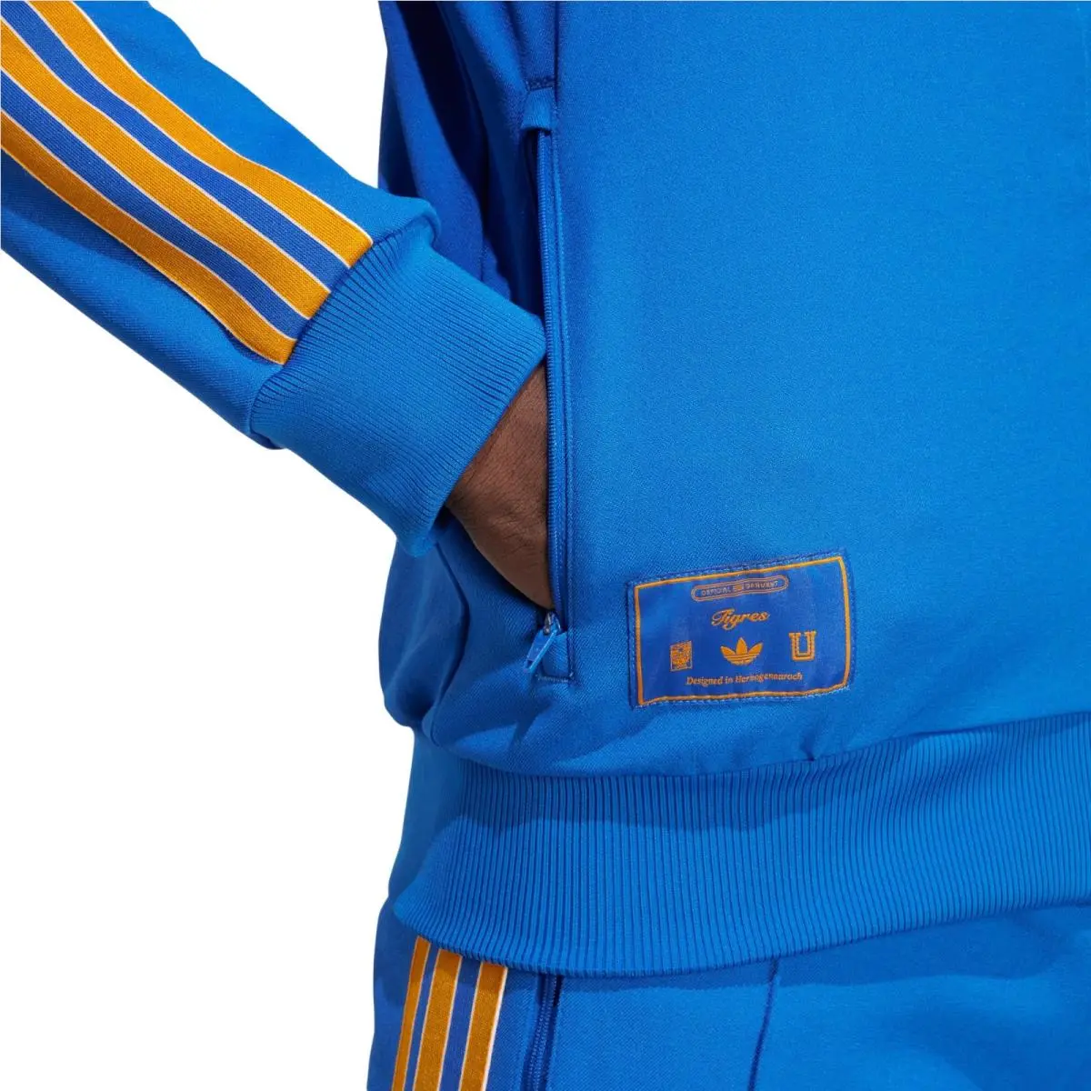 Adidas clothing - Adidas Originals Tigres UANL Terrace Icons Track Top - Blue 10