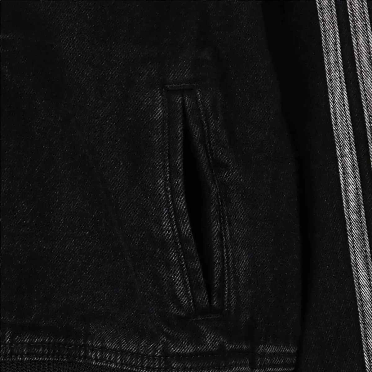 Adidas clothing - adidas Firebird Track Top Denim - KD2898 JD3110 - Black 2