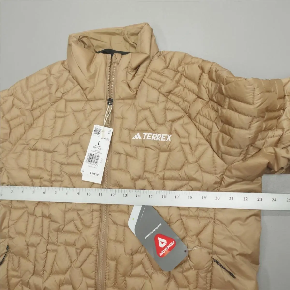 Adidas clothing - Terrex Xperior PrimaLoft Insulated Jacket - JL9750 - Tan 10