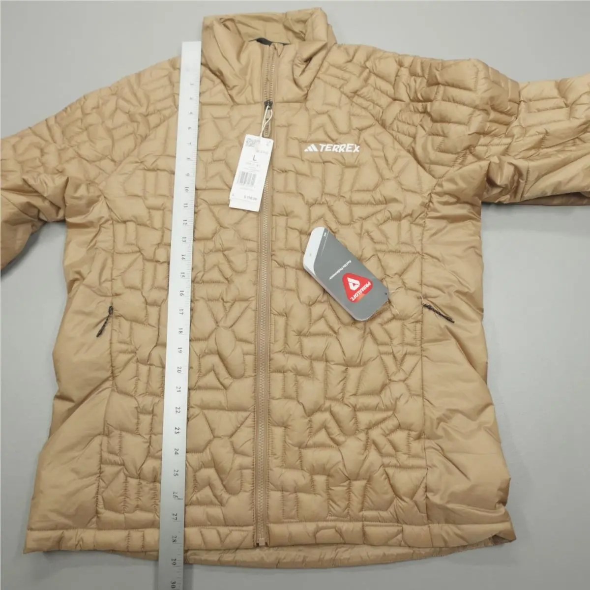 Adidas clothing - Terrex Xperior PrimaLoft Insulated Jacket - JL9750 - Tan 11