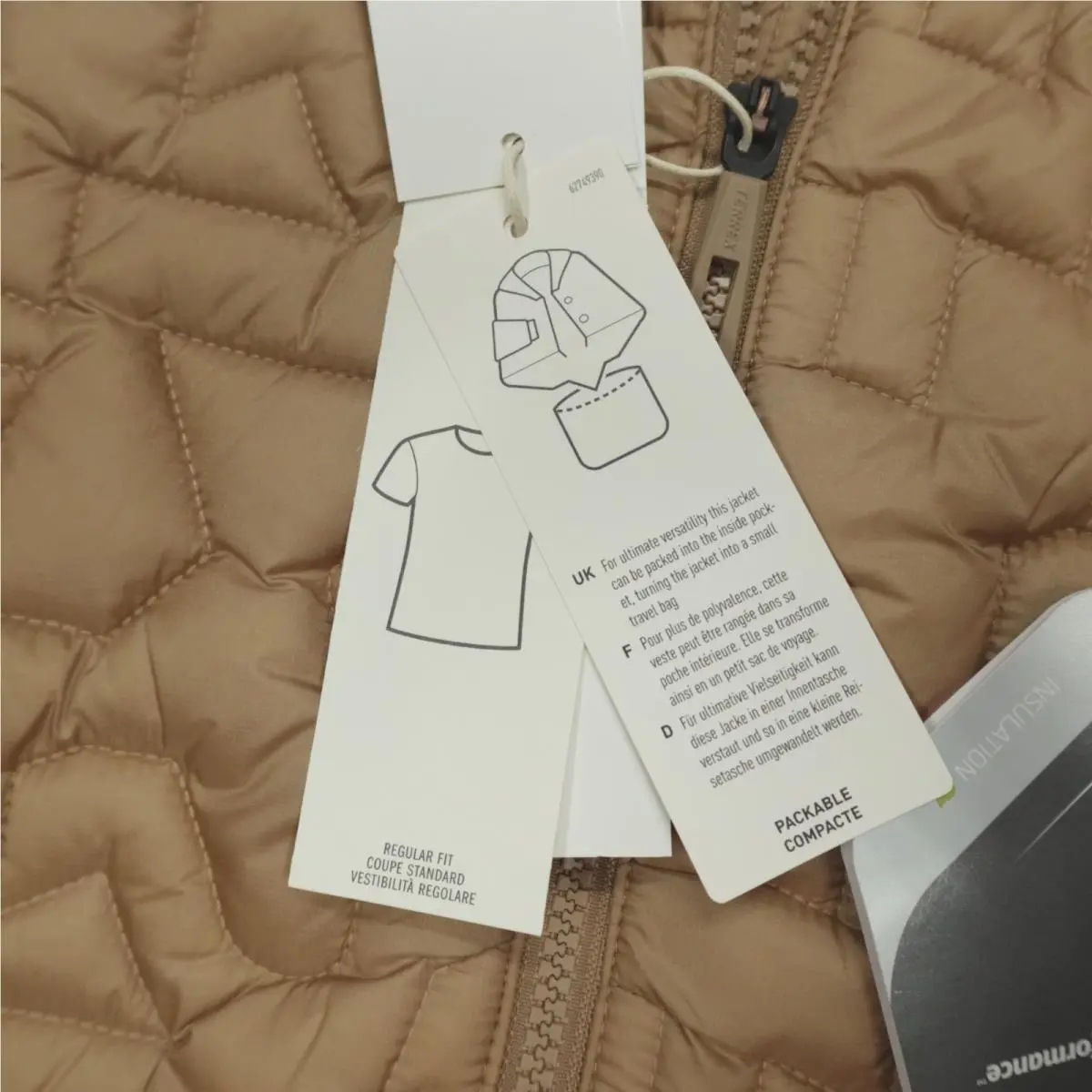 Adidas clothing - Terrex Xperior PrimaLoft Insulated Jacket - JL9750 - Tan 3
