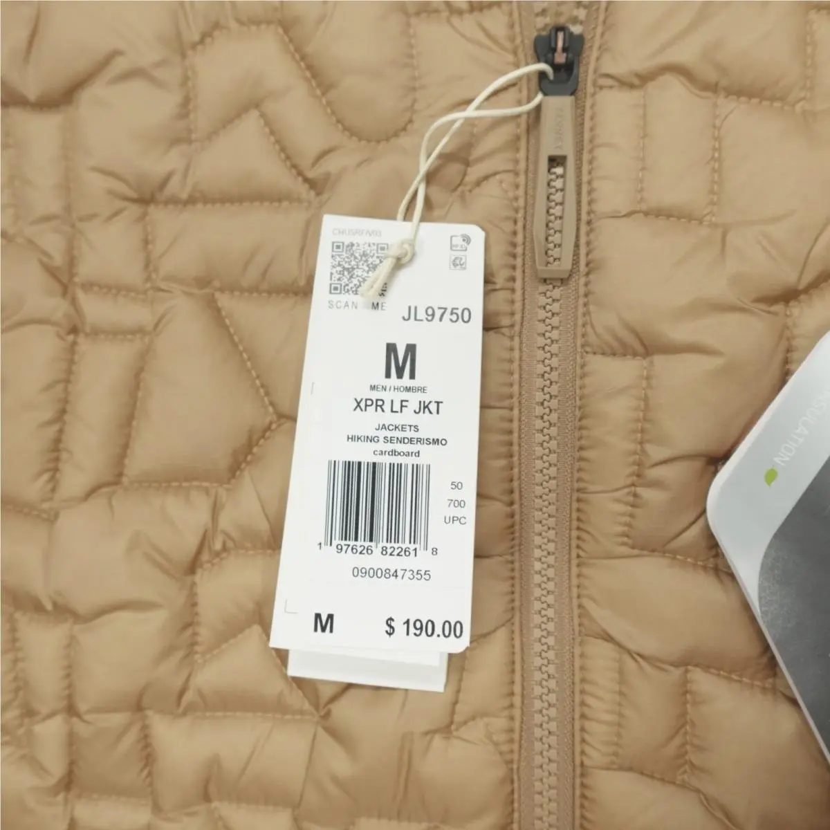 Adidas clothing - Terrex Xperior PrimaLoft Insulated Jacket - JL9750 - Tan 20