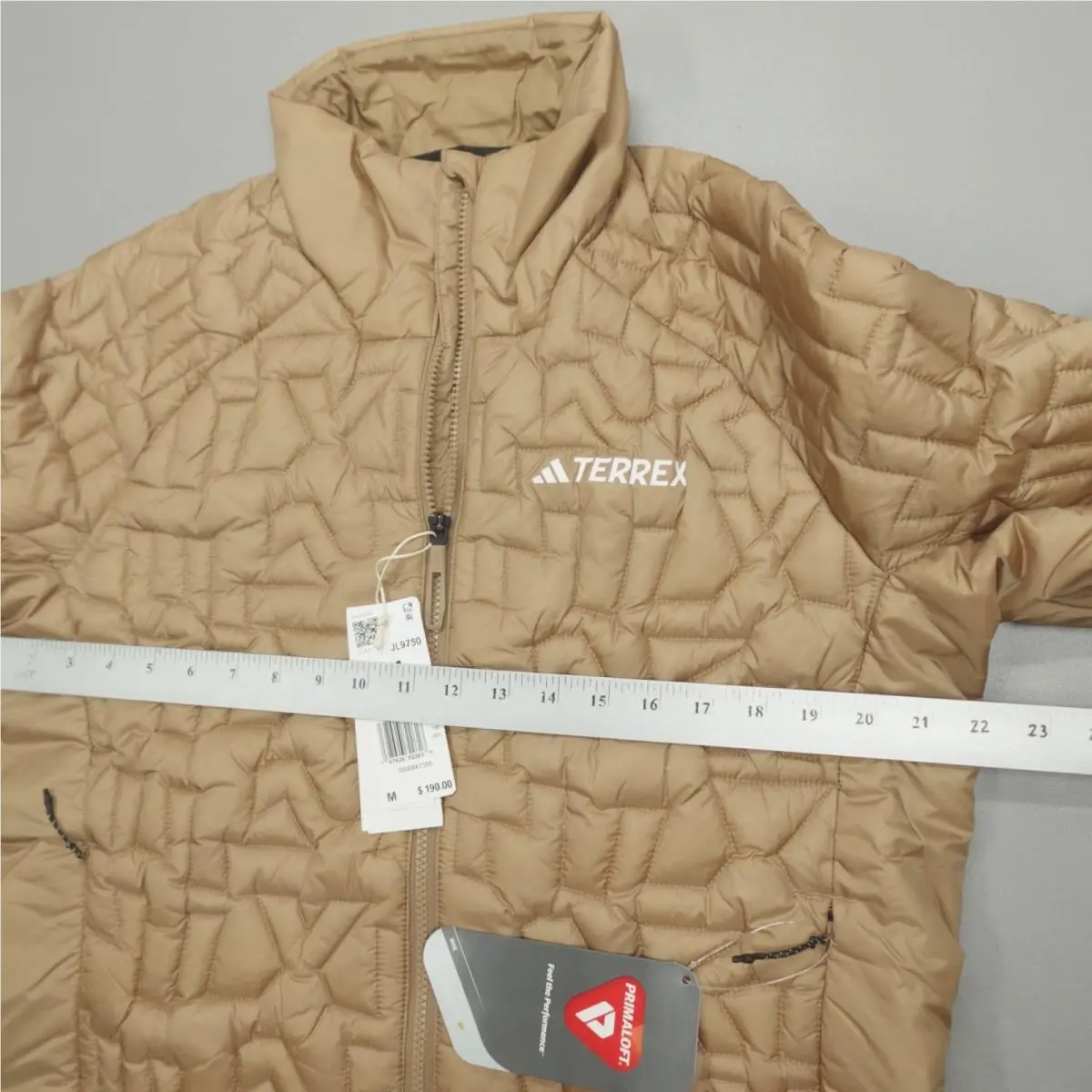 Adidas clothing - Terrex Xperior PrimaLoft Insulated Jacket - JL9750 - Tan 22