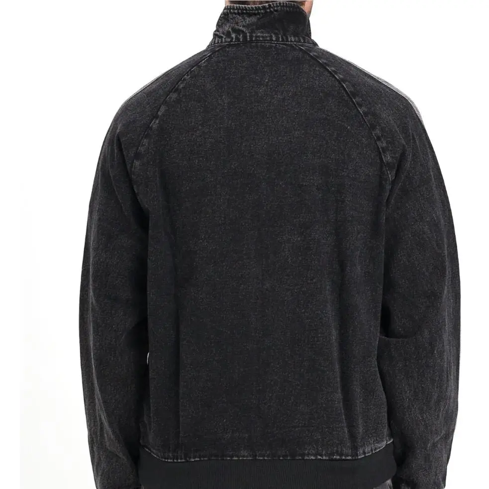 Adidas clothing - adidas Adicolor Denim Track Top - JW5883 - Black 5