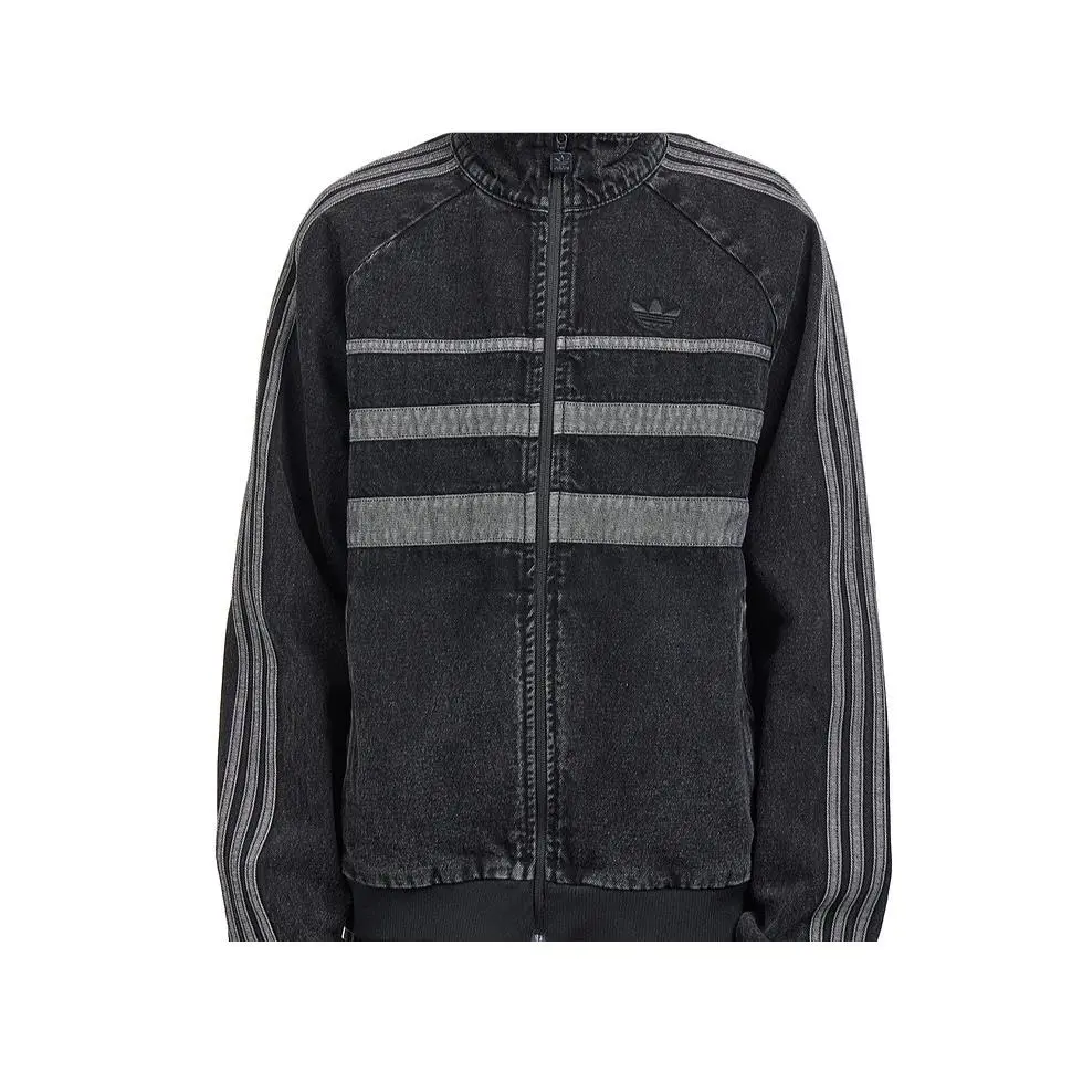 Adidas clothing - adidas Adicolor Denim Track Top - JW5883 - Black 11