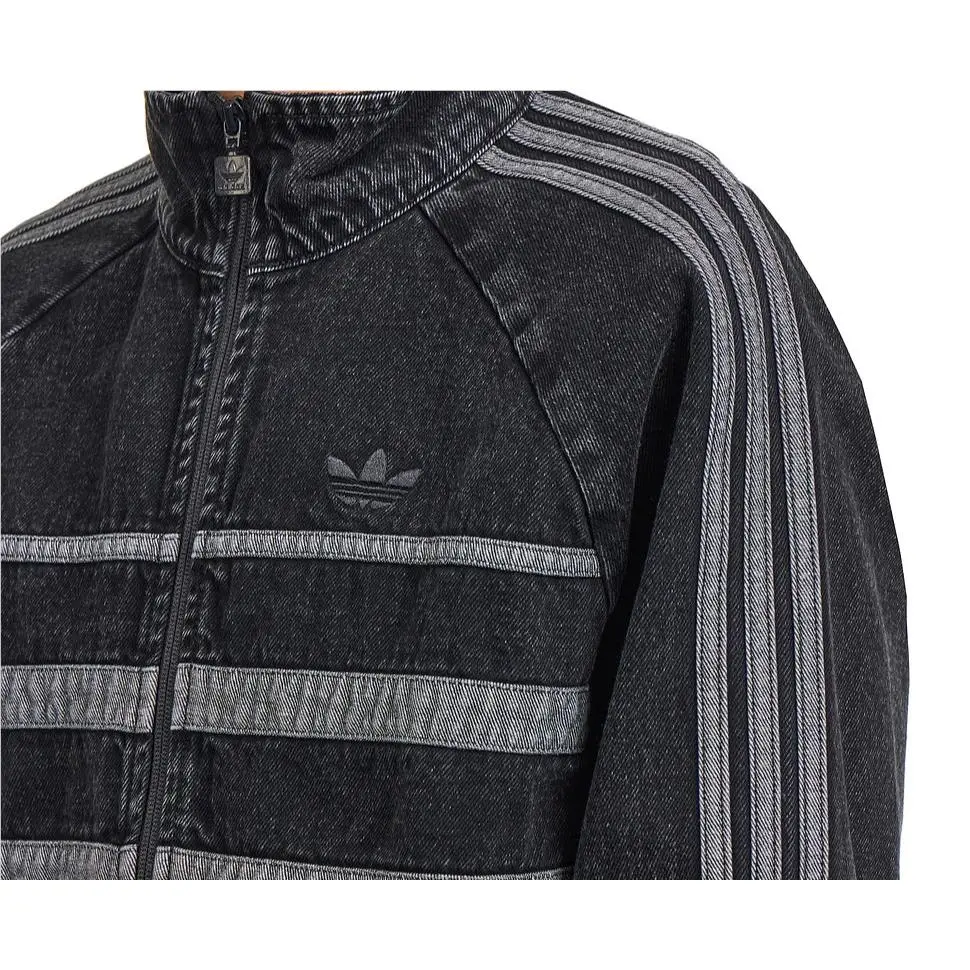 Adidas clothing - adidas Adicolor Denim Track Top - JW5883 - Black 6
