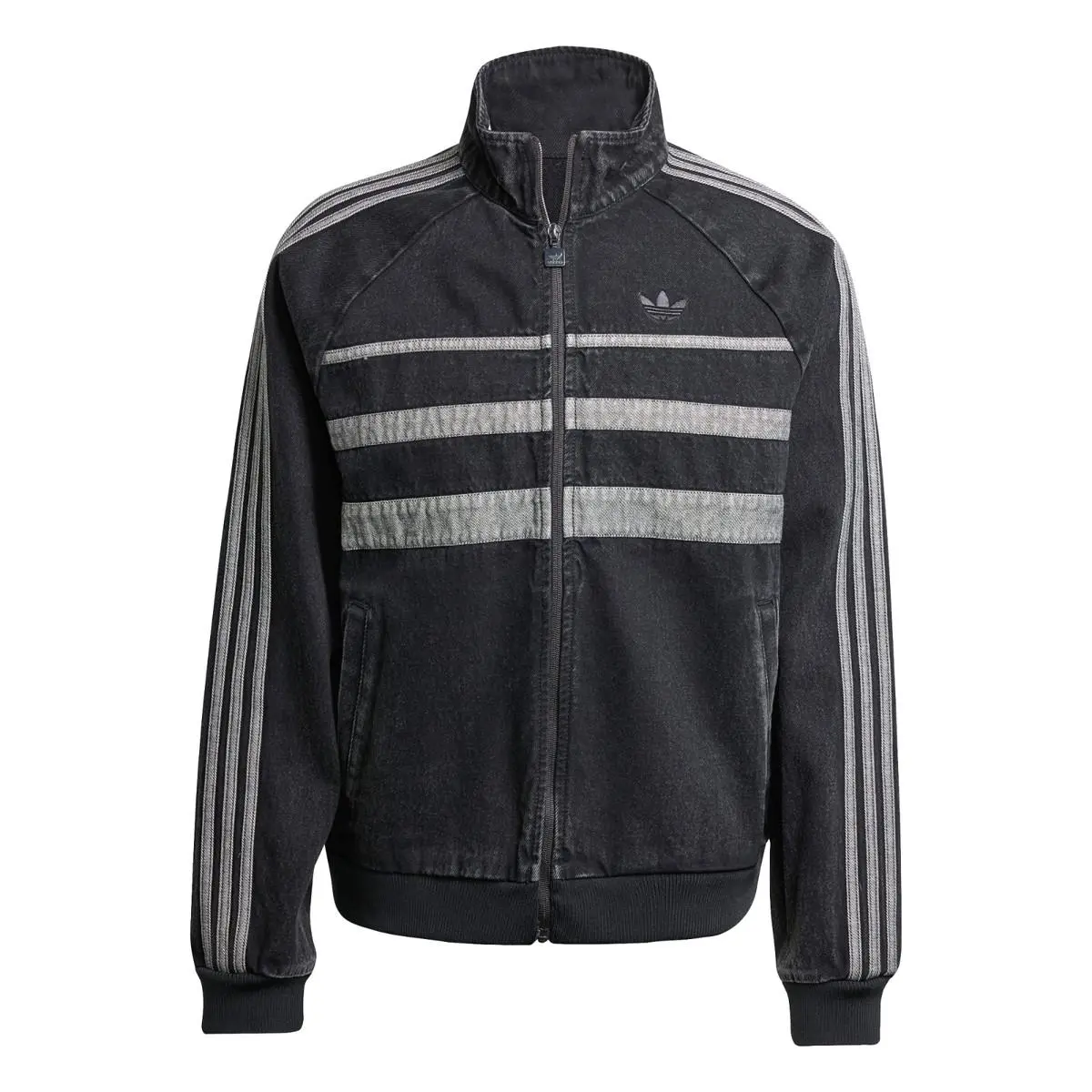 Adidas clothing - adidas Adicolor Denim Track Top - JW5883 - Black 8