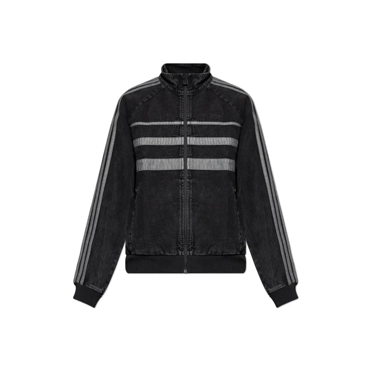 Adidas clothing - adidas Adicolor Denim Track Top - JW5883 - Black 9