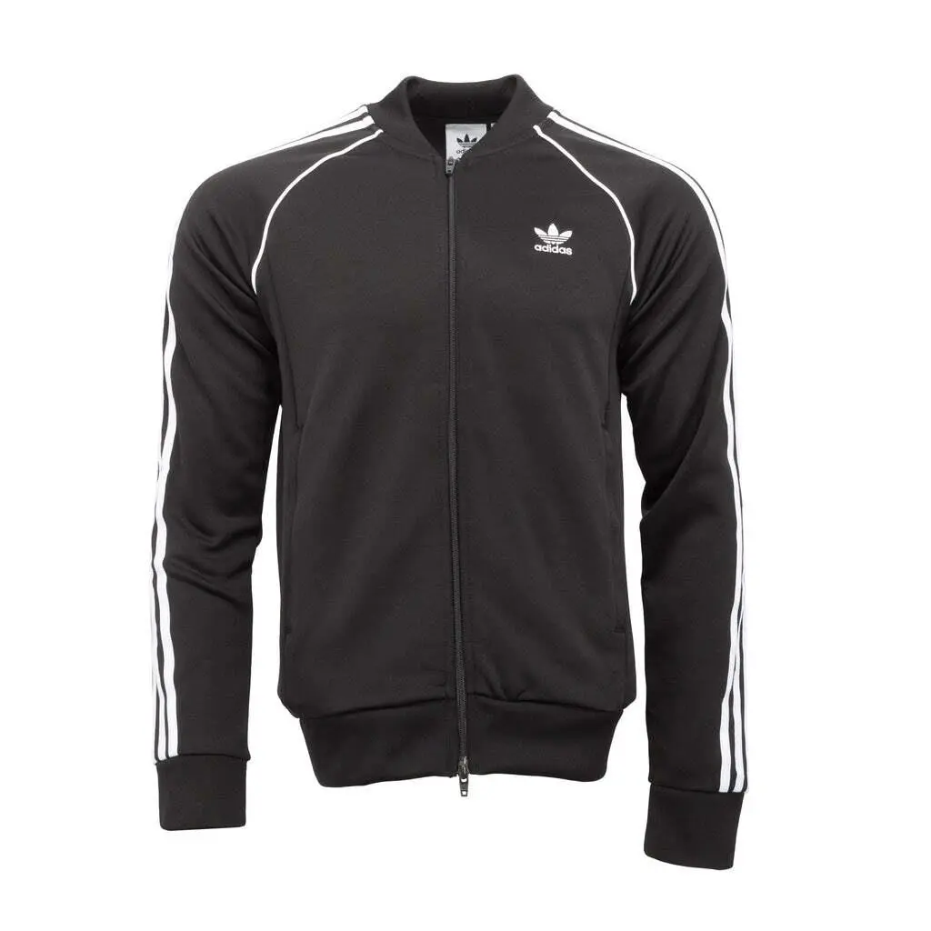 Adidas clothing - adidas Originals SST Men`s Track Top Black Jacket - IA4785 - Black 4