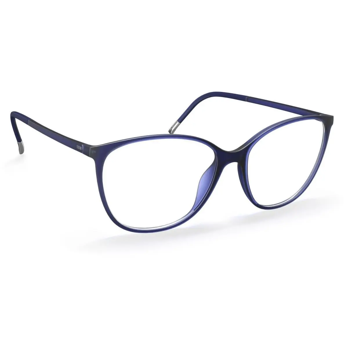 Spx Illusion 1601 Eyeglasses 4660 Navy Blue by Silhouette