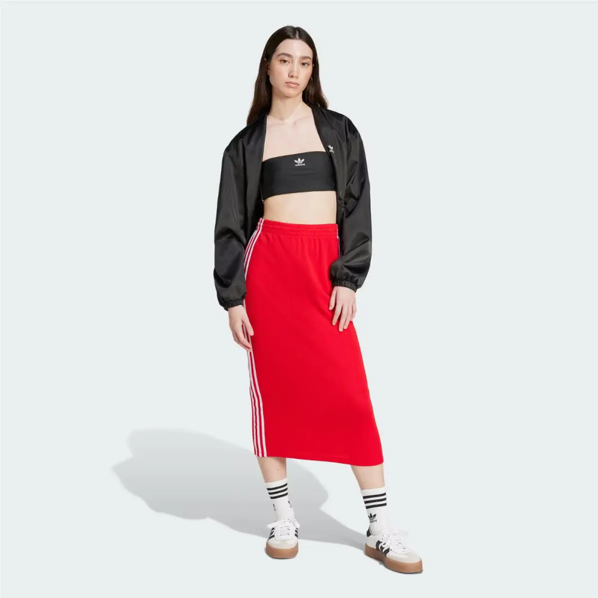 Adidas Originals Women`s Adicolor Knit Skirt IY7280