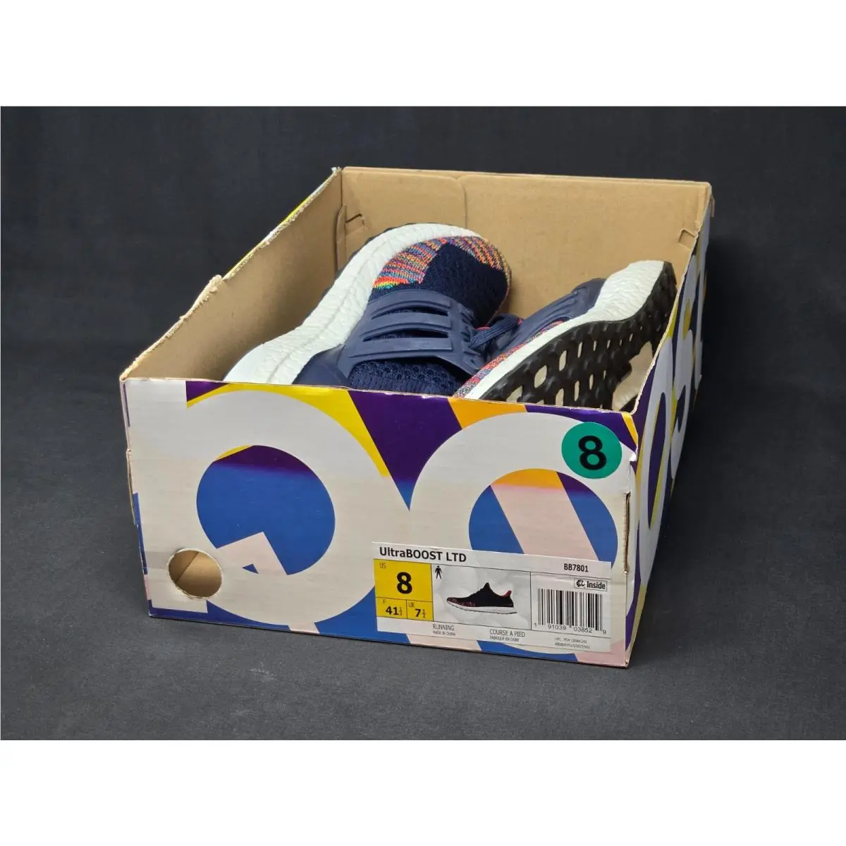 Adidas shoes - adidas UltraBoost 1.0 Retro - UltraBoost Retro - BB7801 - Blue 18