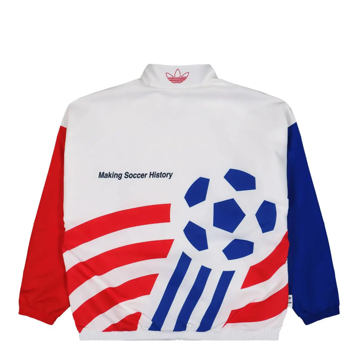 Adidas clothing - adidas Originals Graphic Woven Track Top - KC5442 - White 3