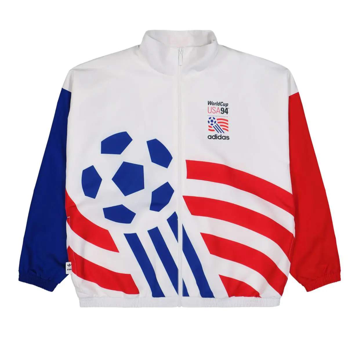 Adidas clothing - adidas Originals Graphic Woven Track Top - KC5442 - White 4
