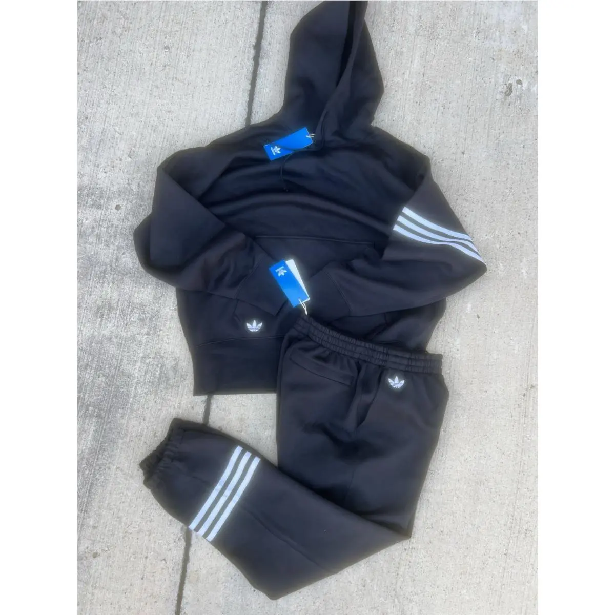 Adidas Mens Adicolor Neuclassics Sweat Set Hoodie/pants JC9903 JC9937 Sz M