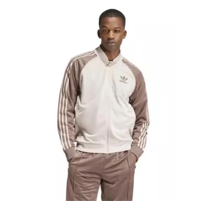 Adidas Originals Sst Track Top Jacket Earth Strata Brown Taupe US XL IS3322