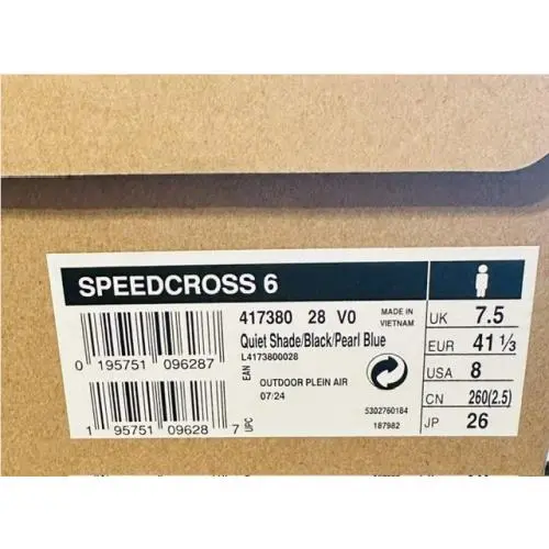 Salomon shoes - Salomon Speedcross 6 - Speedcross - 417380 - Gray (UPC: 195751096287) 2
