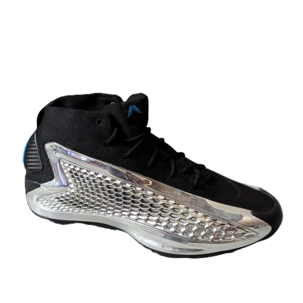Anthony Edwards 1 Chrome Basketball Shoes Mens 9 JI0424 Black Silver by Adidas