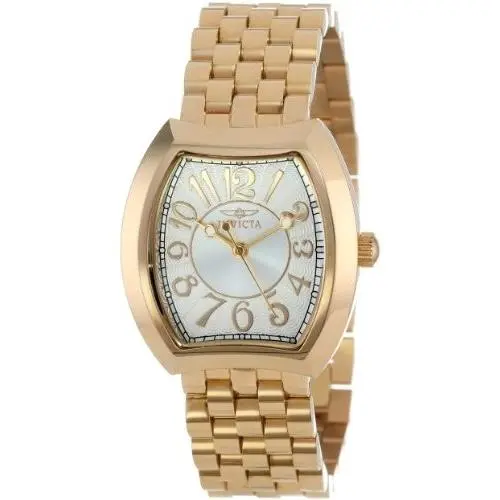 Angel Silver Dial Gold-plated Ladies Watch 15040 by Invicta