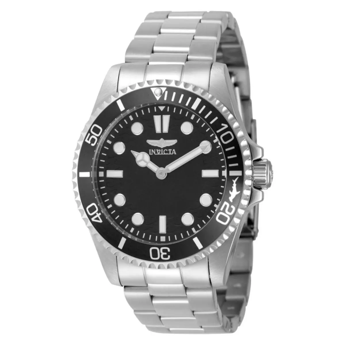 Watch Invicta 49693 Pro Diver Men 43mm Stainless Steel - Dial: Steel, Band: Steel