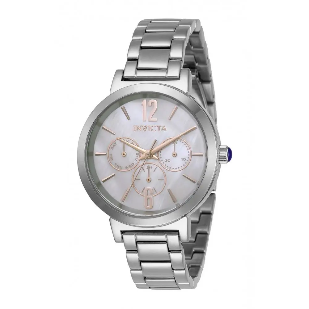 Invicta Women`s 31082 Angel Quartz Chronograph White Dial Watch