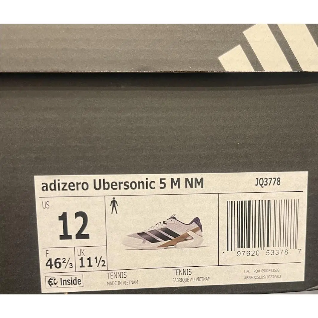 Adidas shoes - Adidas Adizero Ubersonic 5 - Adizero Ubersonic - JQ3778 - White 10