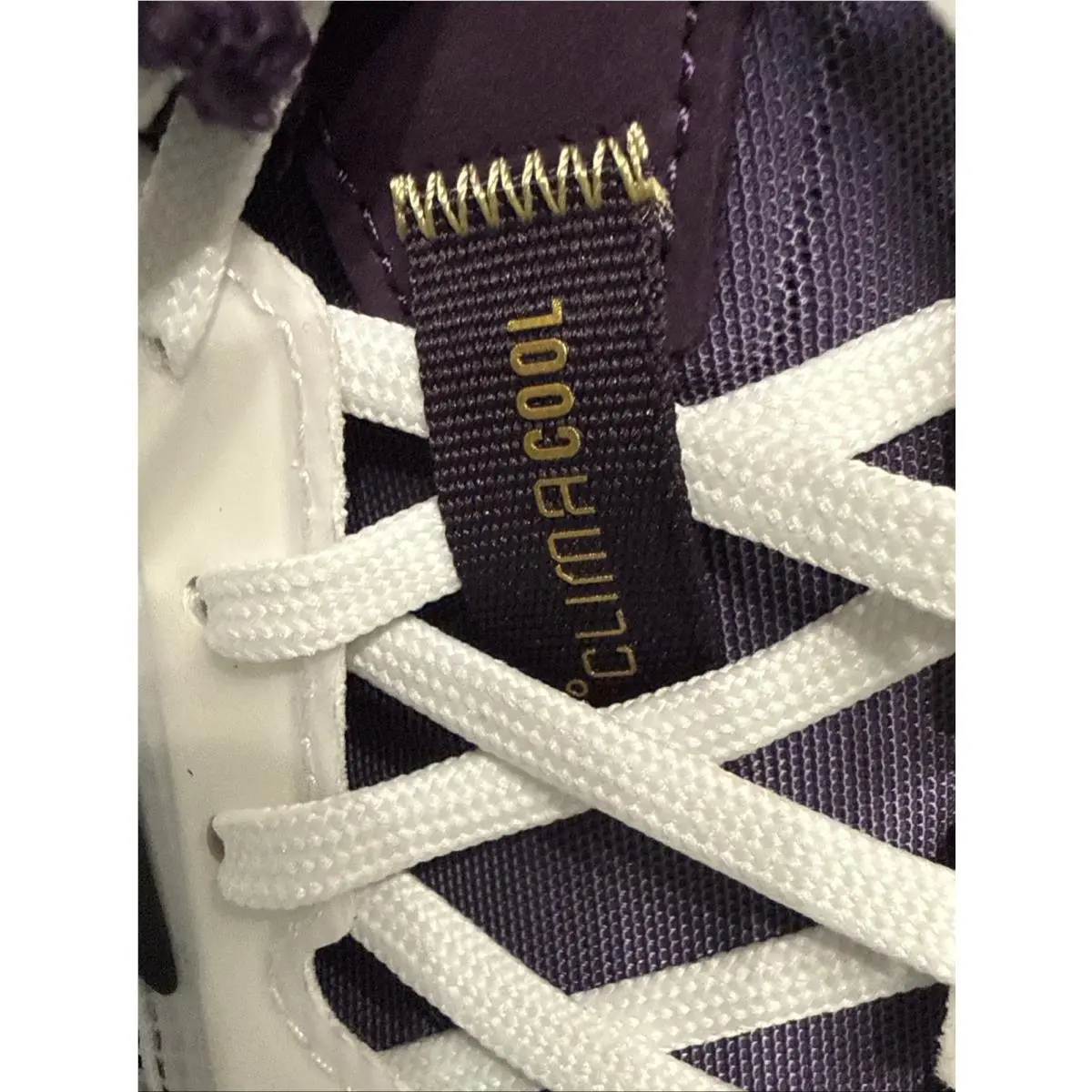 Adidas shoes - Adidas adizero Ubersonic 5 M NM - JQ3778 - White, Black, Purple, & Gold 3