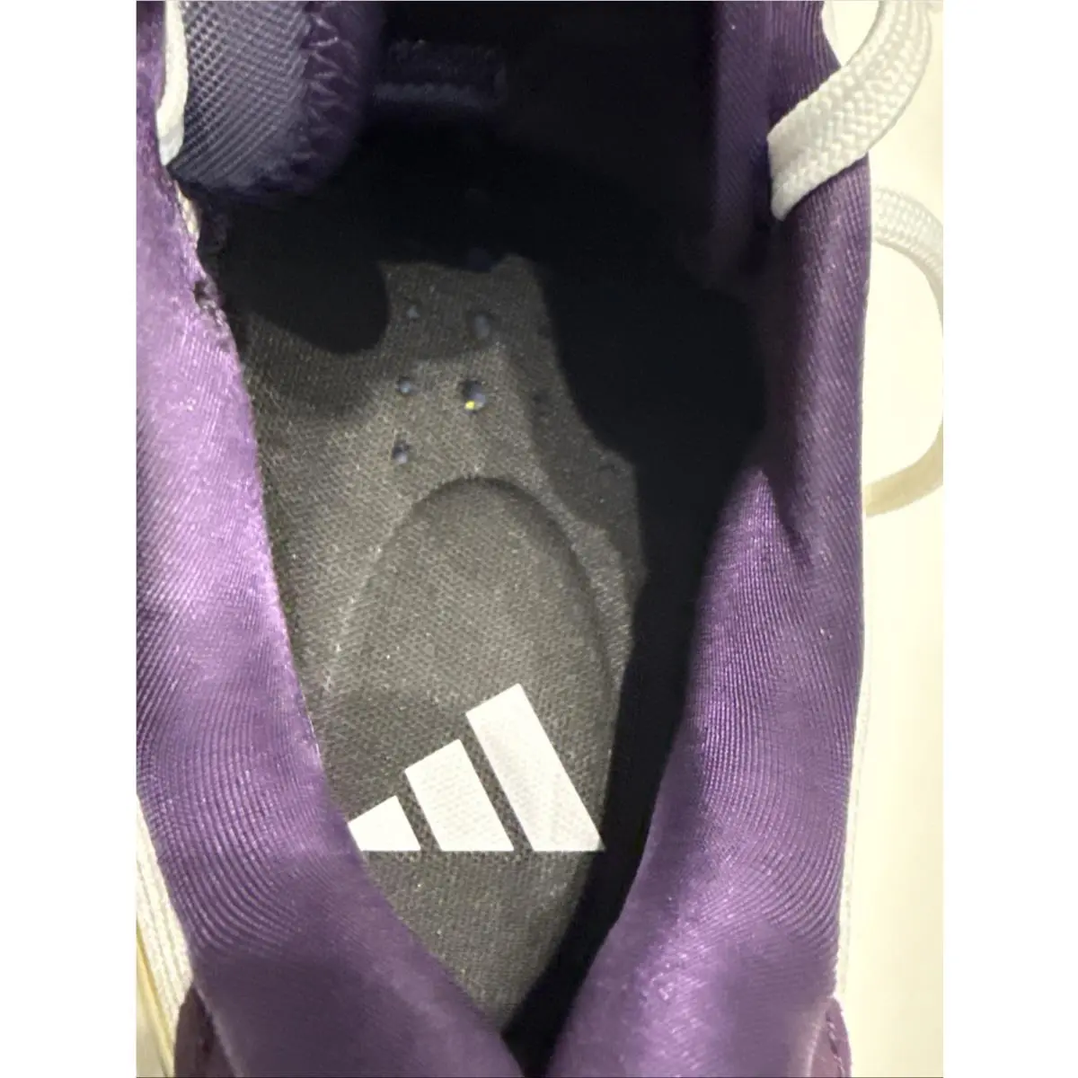Adidas shoes - Adidas adizero Ubersonic 5 M NM - JQ3778 - White, Black, Purple, & Gold 5