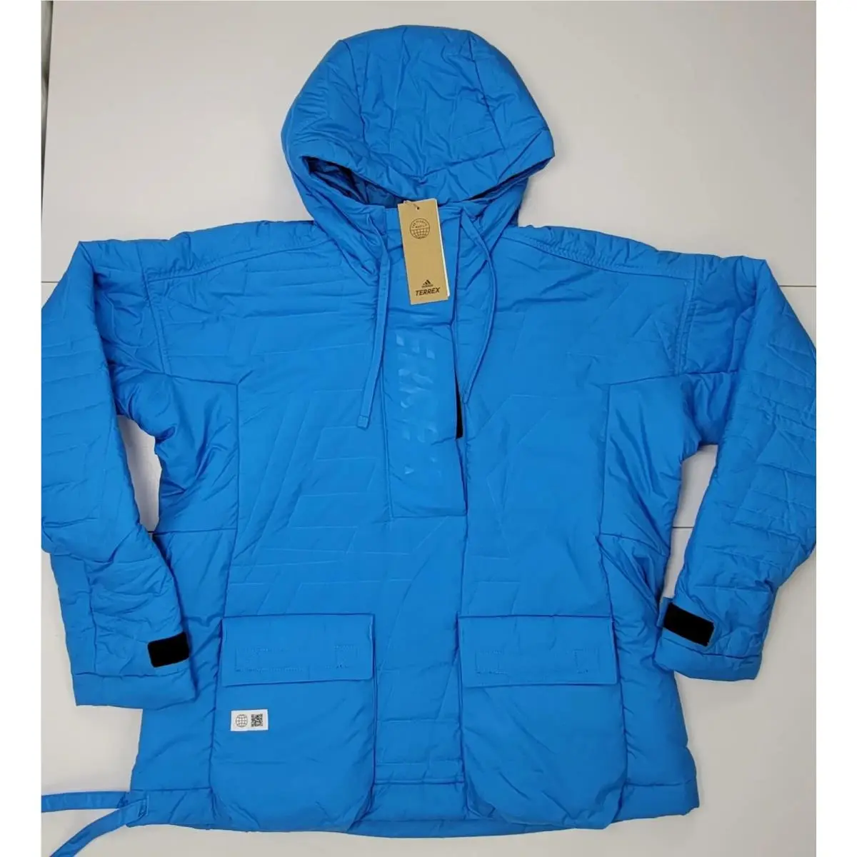Adidas Terrex Made To Be Remade Insulated Hooded Hiking Jacket Women`s Sz S