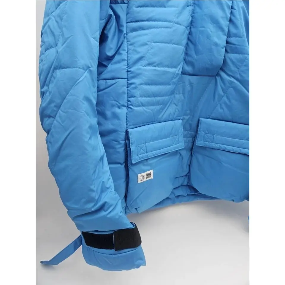 Adidas clothing - Adidas TERREX Made To Be Remade Insulated Hiking Jacket - HE7067 - Blue 6
