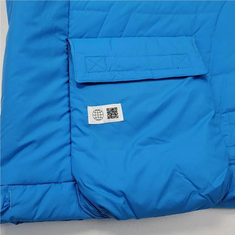 Adidas clothing - Adidas TERREX Made To Be Remade Insulated Hiking Jacket - HE7067 - Blue 7