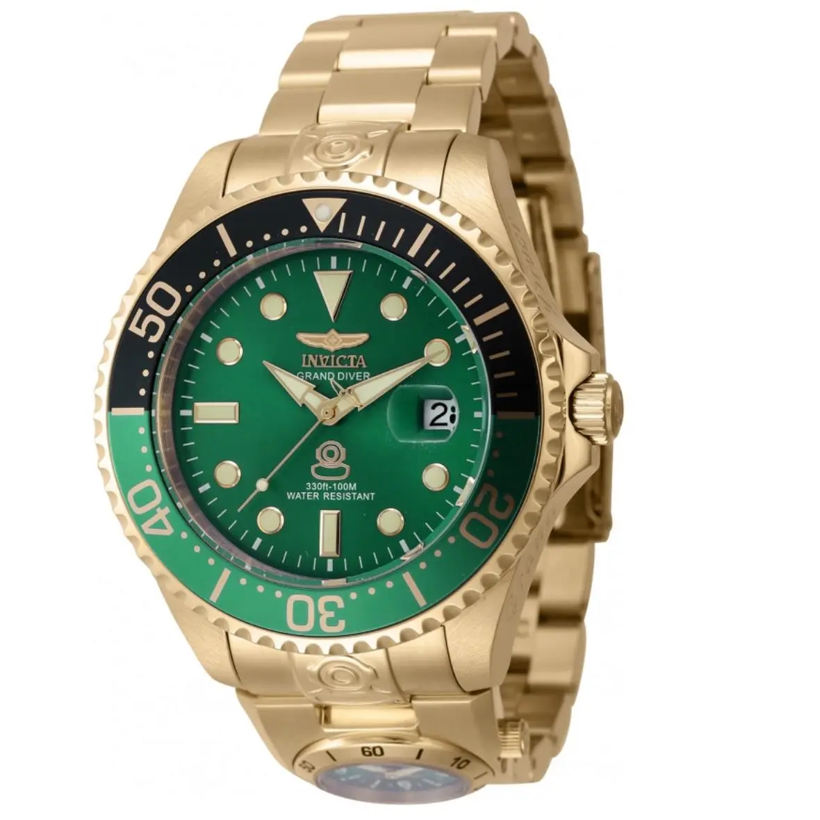 Invicta Grand Diver Emerald Royale – 47mm Men`s Automatic Dual Time Watch 45818