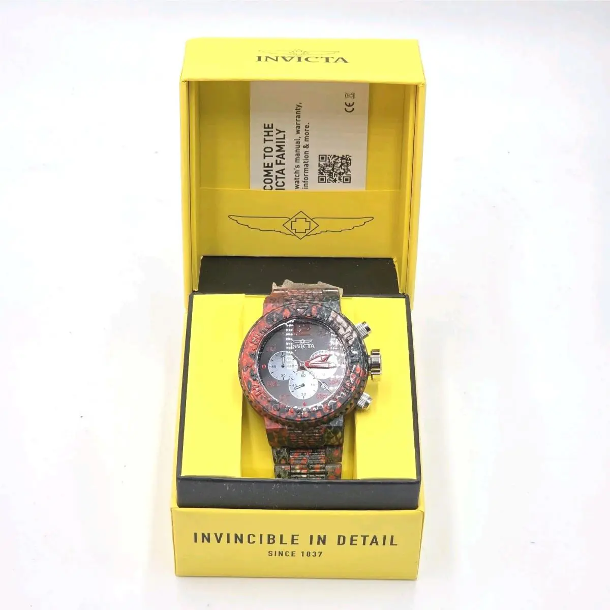 Invicta Pro Diver Neoart Flux Men`s Watch 52mm Aqua Plating Steel 48552