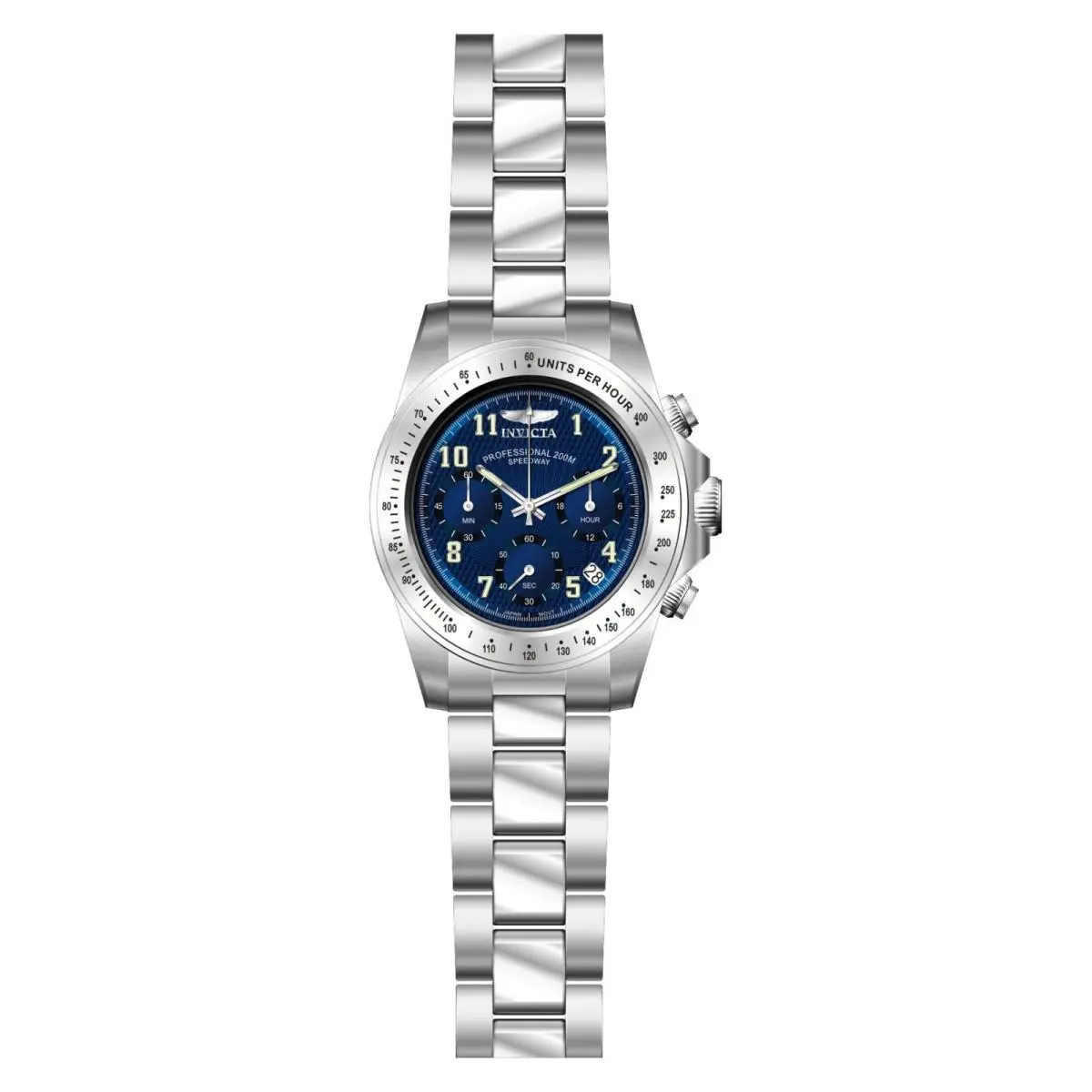 Watch Invicta 17024 Speedway Man 39.5 Stainless Steel - Dial: Stainless steel, Band: Steel