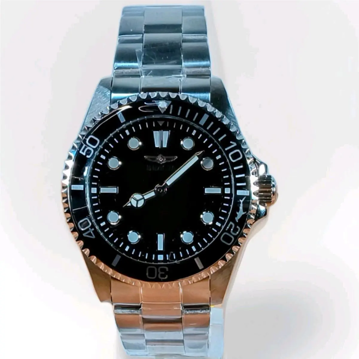 Invicta Pro Diver 222730 Black Dial Stainless Steel 200M Diver Watch