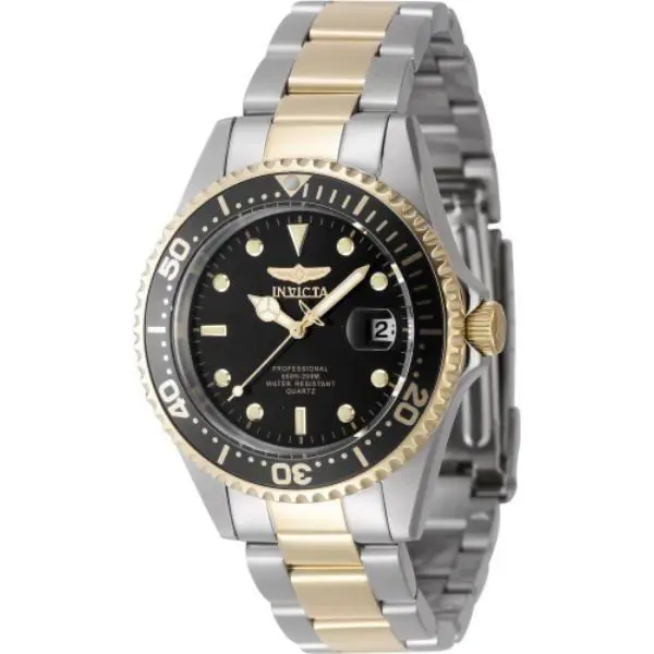 Invicta Pro Diver 8934OB Men 37.5mm Stainless Steel Quartz Watch 200m Japan