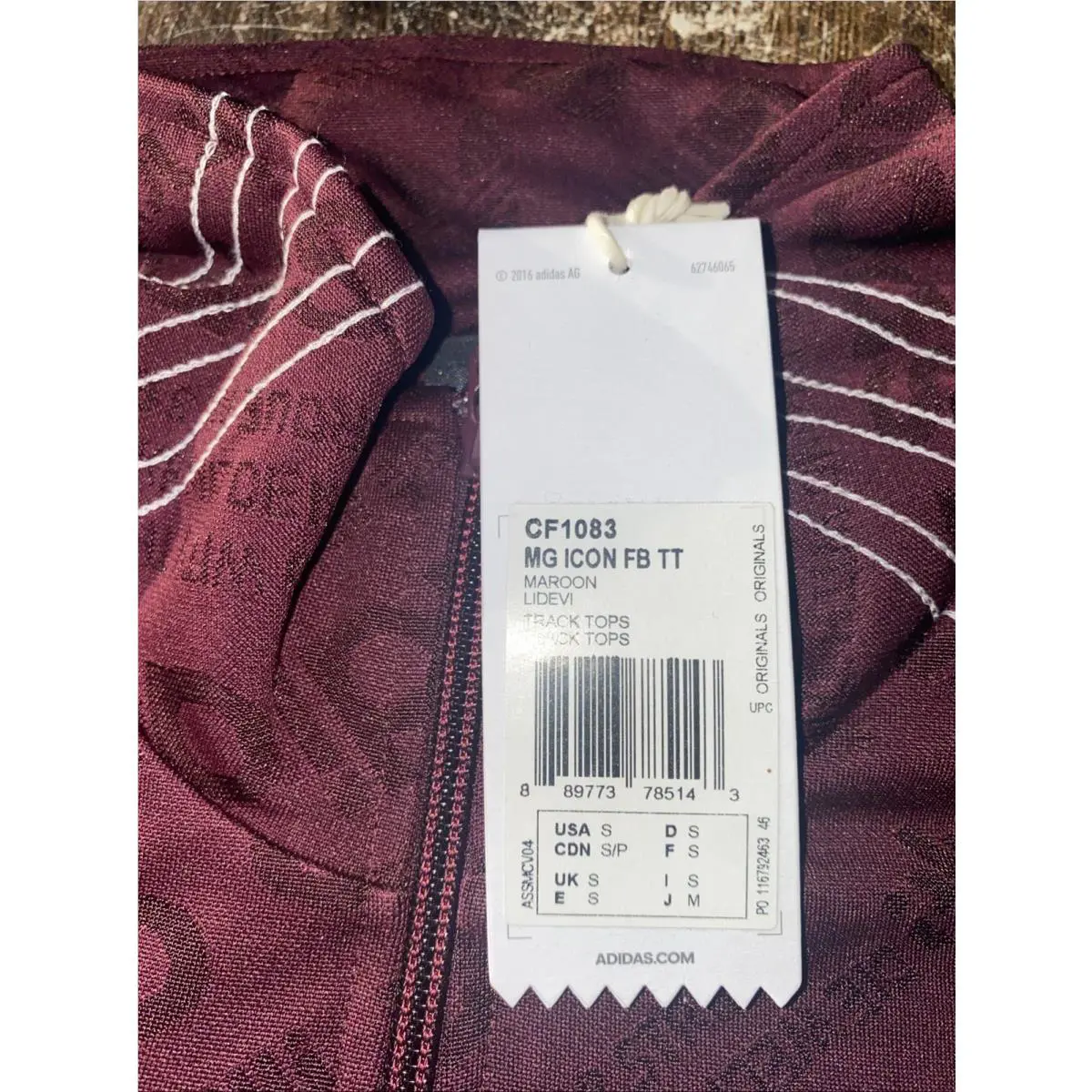 Adidas clothing - Maroon (UPC: 889773785143) 0