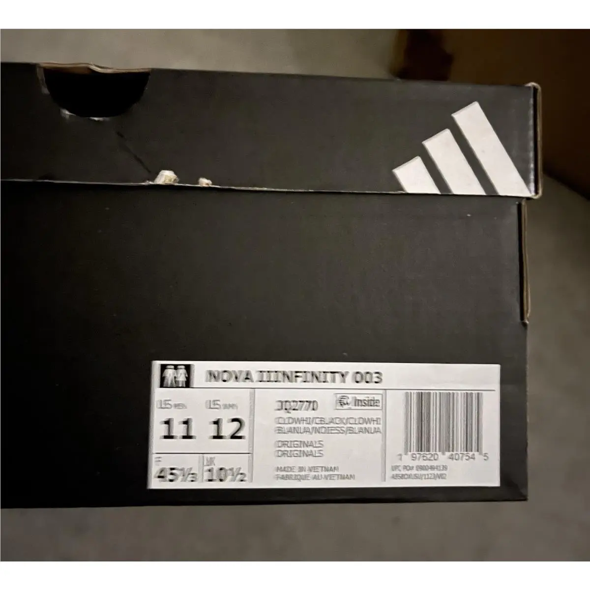 Adidas shoes - Adidas Nova Infinity - Nova Infinity - JQ2770 - Multicolor, Manufacturer: Cloud White/Core Black/Carbon 7